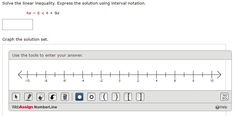 Solved Solve the linear inequality. Express the solution | Chegg.com