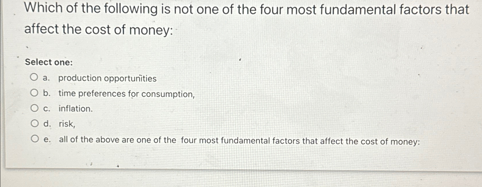 Solved Which of the following is not one of the four most | Chegg.com