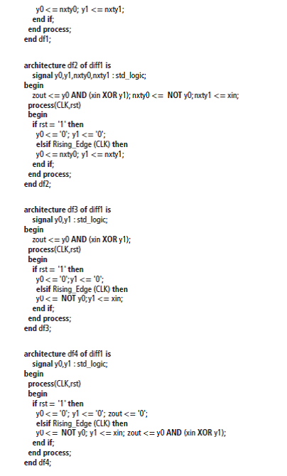 Solved: The VHDL specification for a sequential circuit follows. I ...