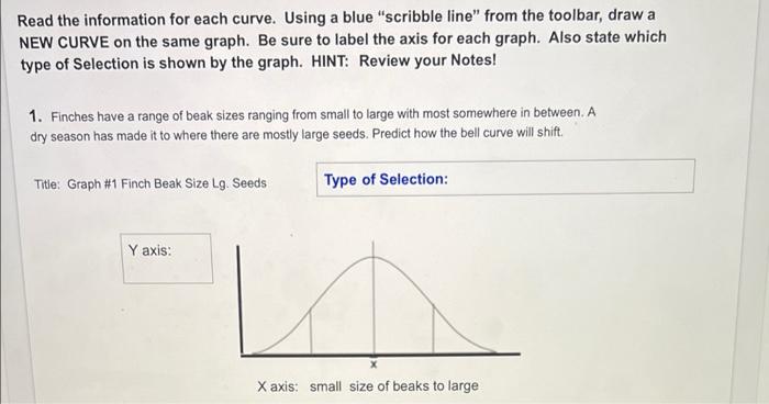 Solved Read the information for each curve. Using a blue | Chegg.com