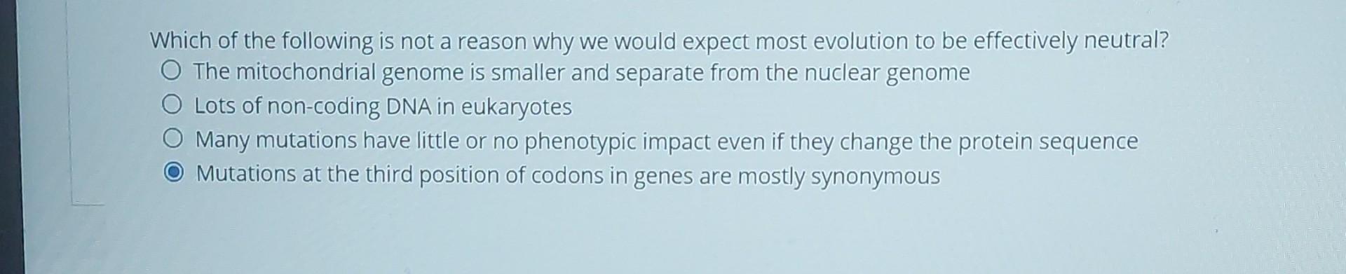 Solved Which of the following is not a reason why we would | Chegg.com