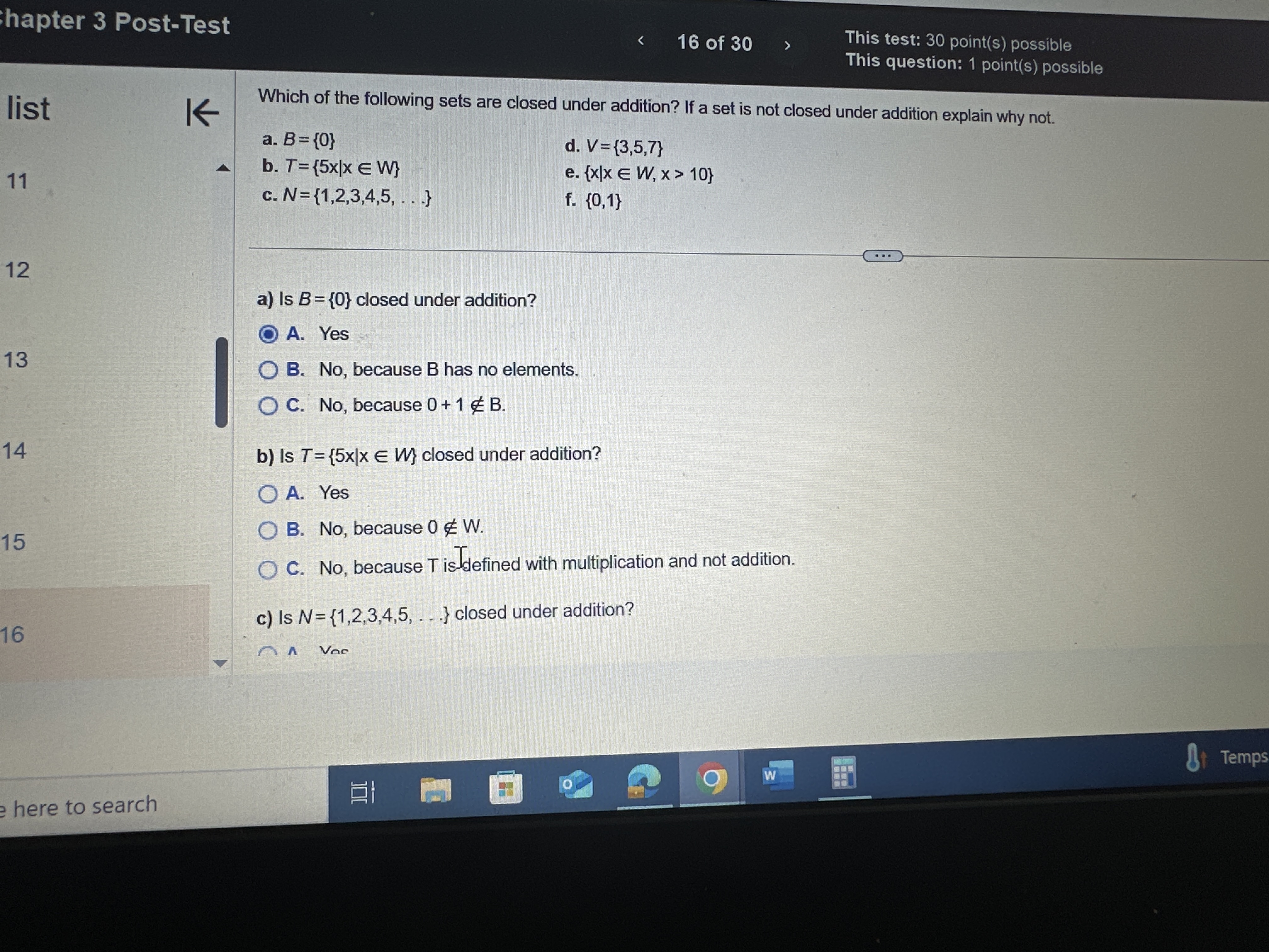 Matrix Closed Under Addition Solved Which of the following sets are closed under | Chegg.com