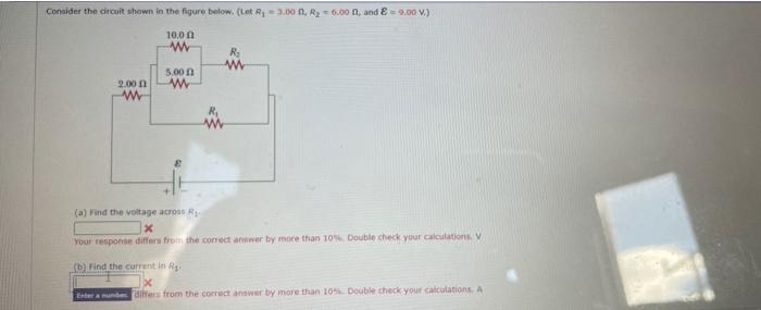 Solved Consider The Circuit Shown In The Figure Below. (Let | Chegg.com