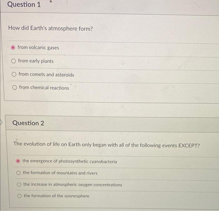 how did earth's atmosphere form and what mechanism eventually modified it