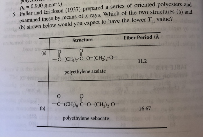 Solved P 0 990 G Cm Sa 0lo Ar 5 Fuller And Erickson 19 Chegg Com