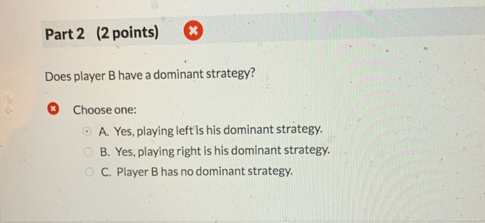 Solved Imagine that two players, A and B, interact in a | Chegg.com