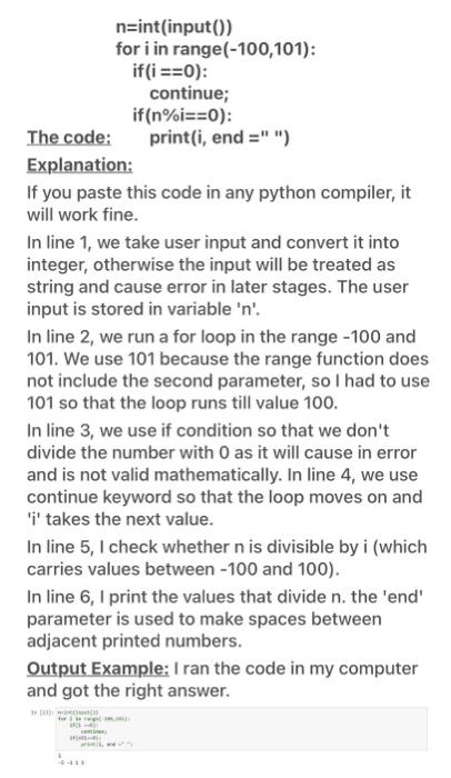 Solved Python - Need A Simple Answer For Beginner Andworks | Chegg.com