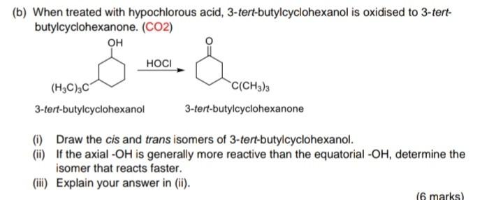 Solved When treated with hypochlorous acid, | Chegg.com