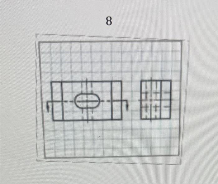 Solved Pencil and straight edge: Manual Drawing Problem 8 | Chegg.com