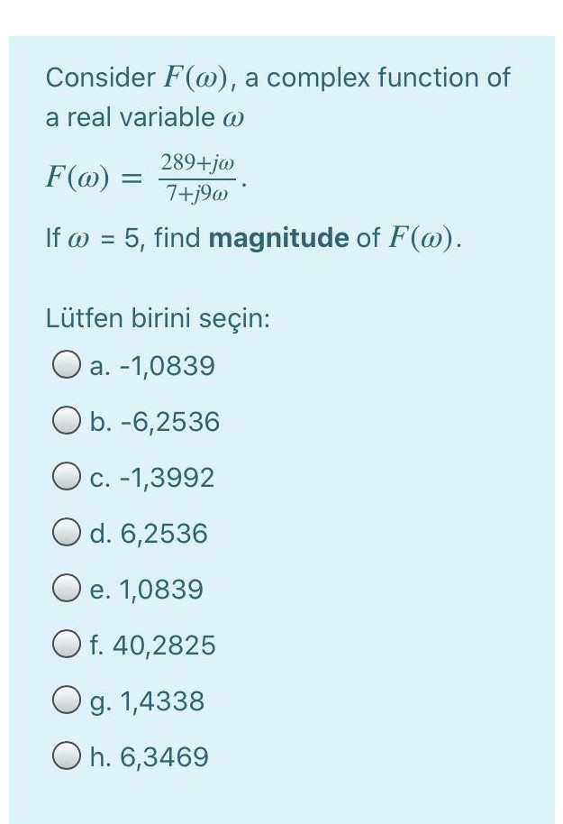 Solved Consider F(@), a complex function of a real variable | Chegg.com