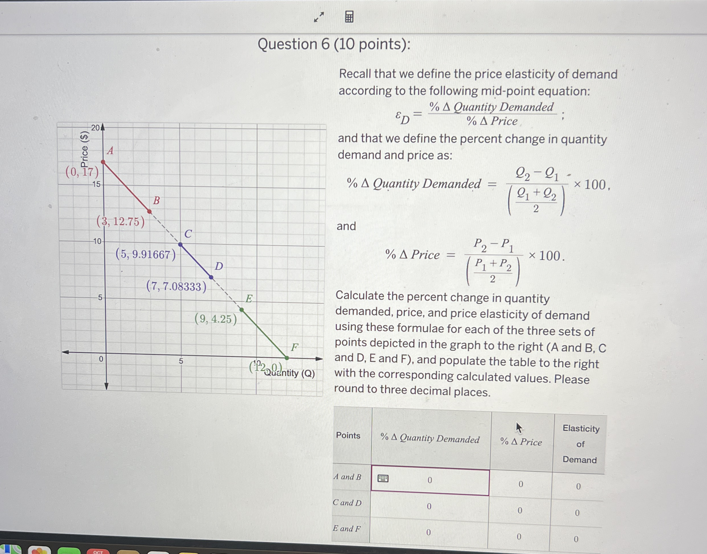 Solved Question 6 (10 ﻿points):Recall that we define the | Chegg.com