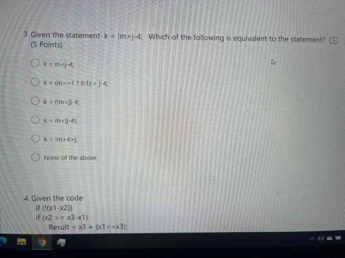 Solved 1 The Output Of The Following Partial Code Is 30 Chegg Com