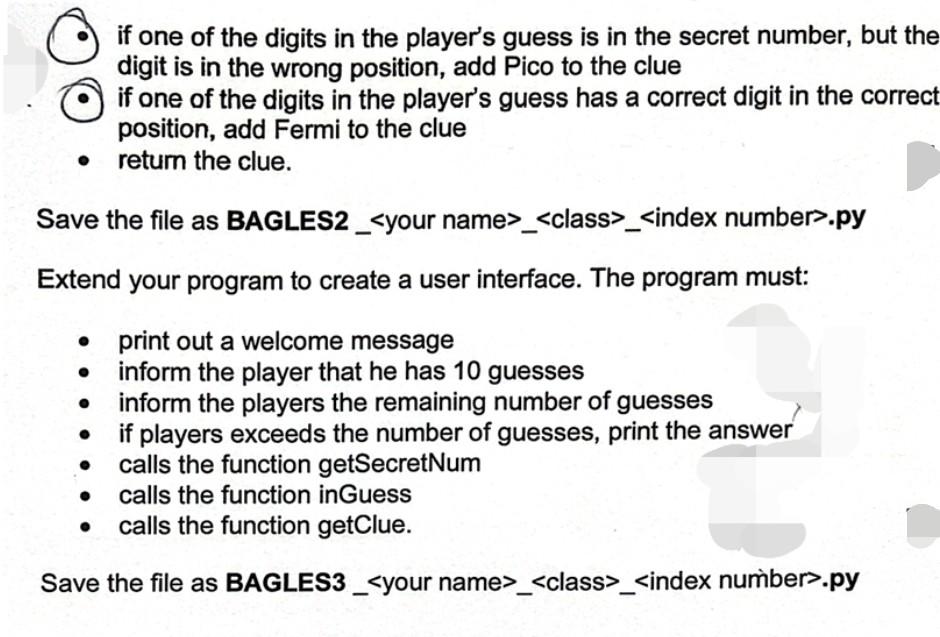 Answered: Write a class called Game that contains…