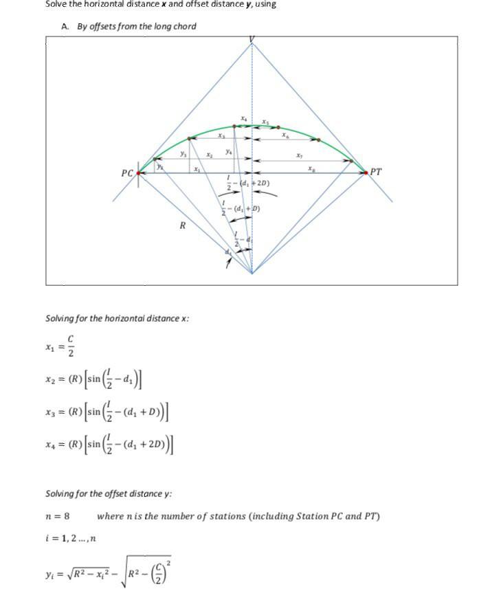 PROBLEM: It is required to set out a simple curve | Chegg.com