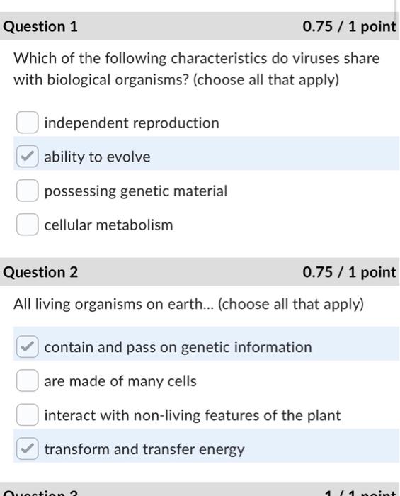 Characteristics about Viruses