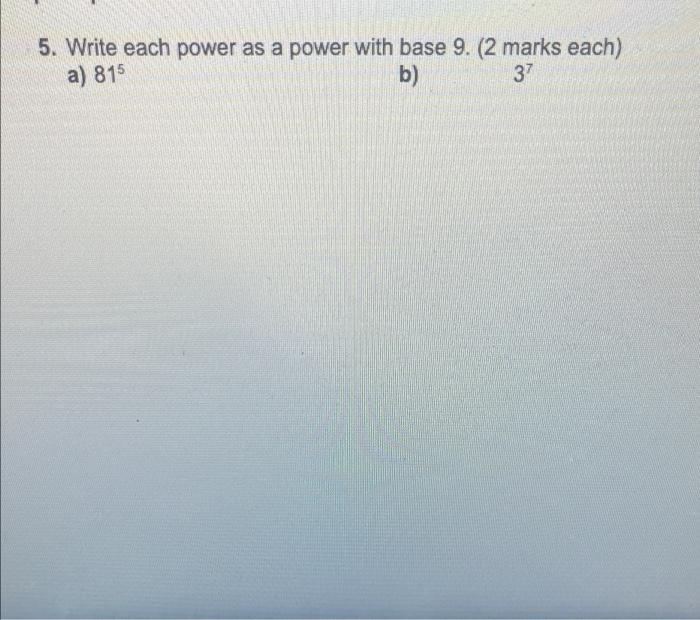 write 9 6 as a power with a base of 3