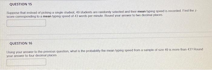 Solved Suppose that instead of picking a single student, 49 | Chegg.com