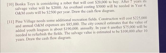 Solved [10] Bonka Toys is considering a robot that will cost | Chegg.com
