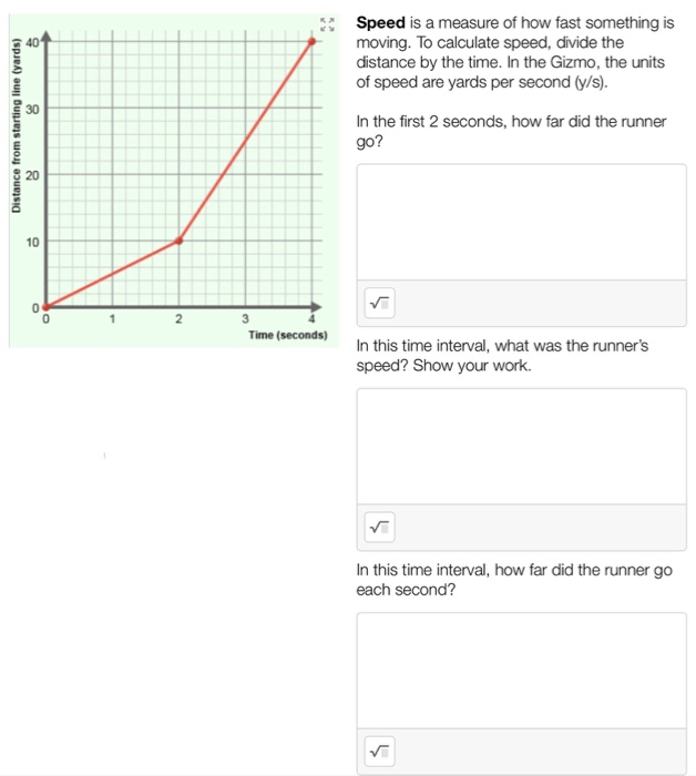 Gizmo Warm Up The Distance Time Graphs Gizmo Shows A Chegg 