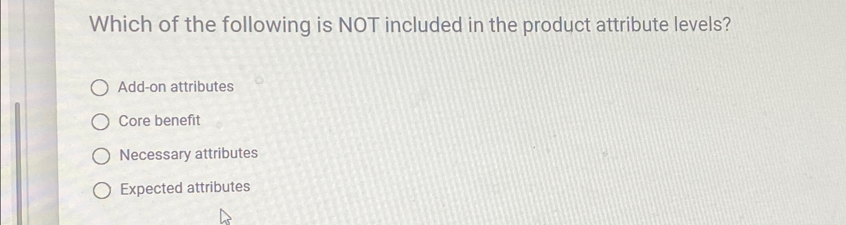 Solved Which of the following is NOT included in the product | Chegg.com