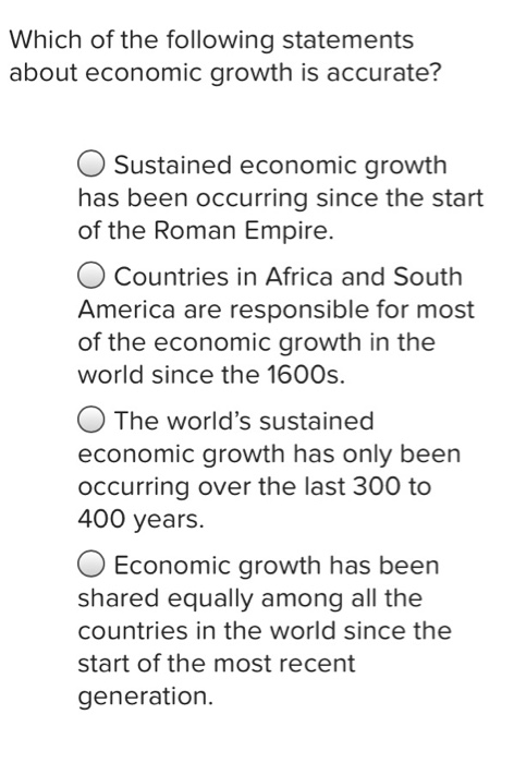 Which Statement About Economic Resources Is Accurate
