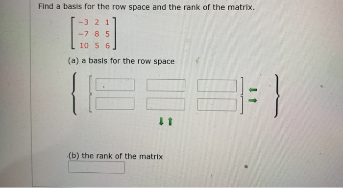 Solved Find a basis for the row space and the rank of the | Chegg.com