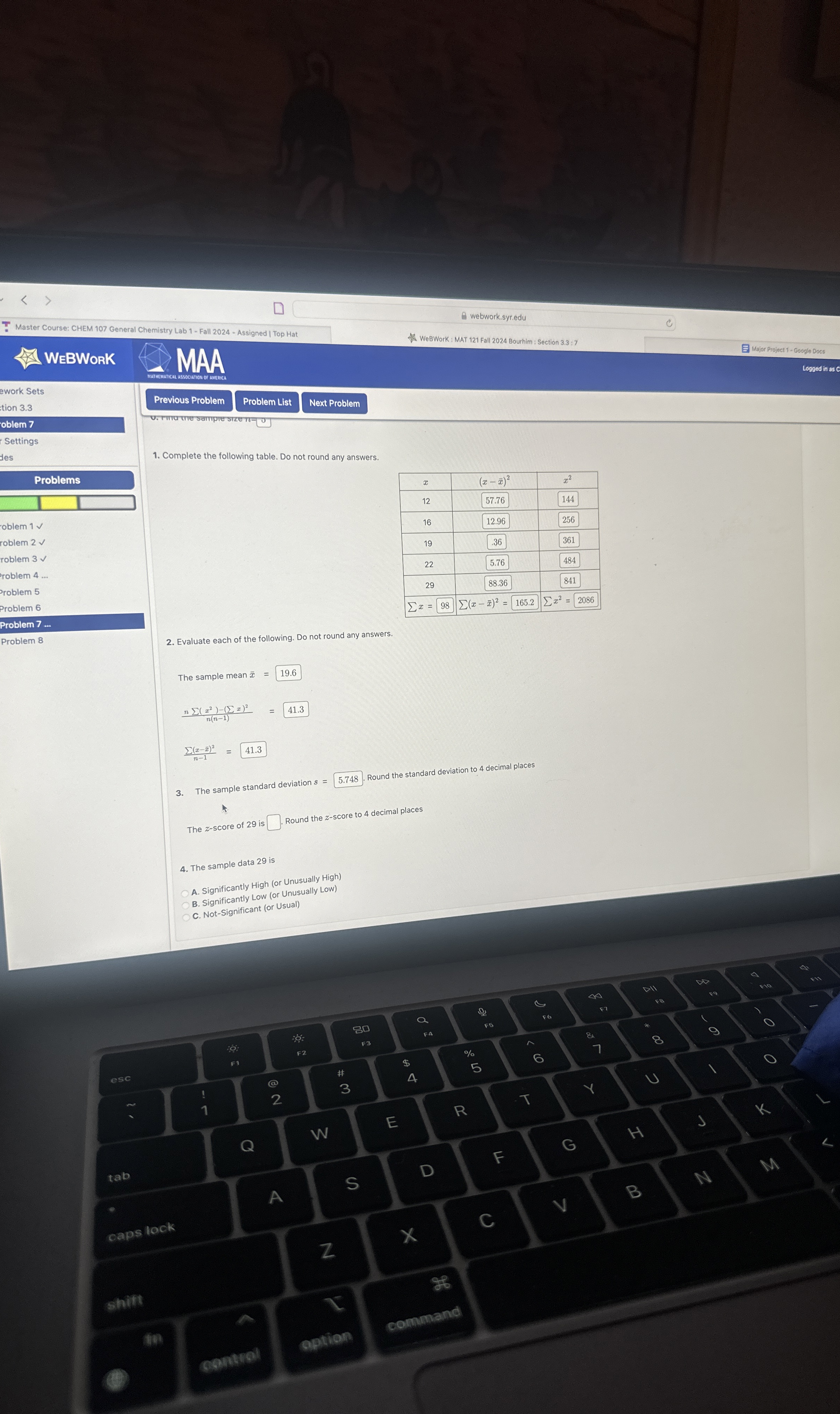 [Solved] Complete the following table. Do not round any ans