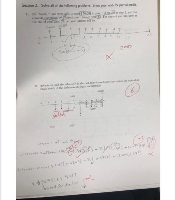 Solved Section 2. Solve all of the following problems. Show | Chegg.com