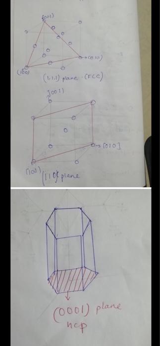 1. Draw The (111) Planes In The Foc Lattice. Draw The | Chegg.com