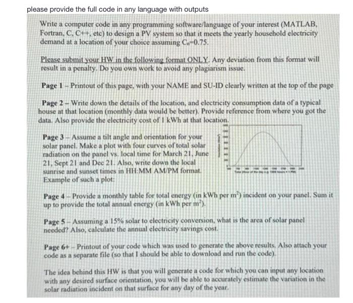 Solved Write a computer code in any programming | Chegg.com