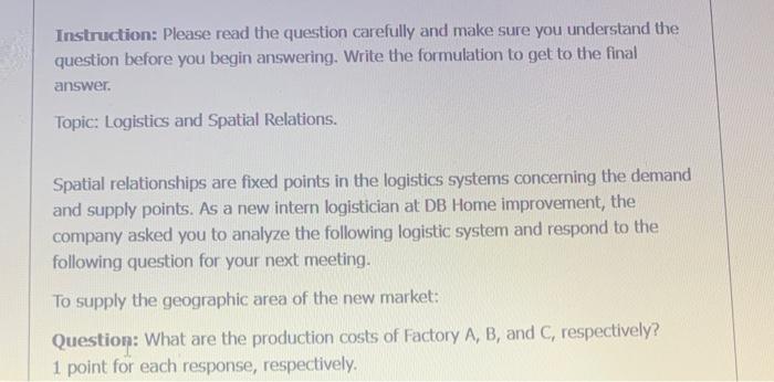 Instruction: Please read the question carefully and | Chegg.com