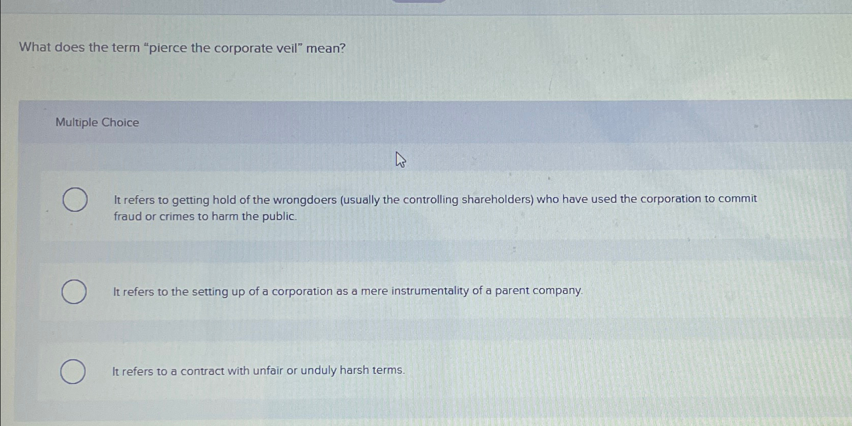 Solved What does the term 