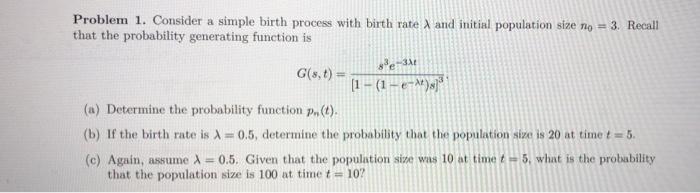 birth rate problem solving