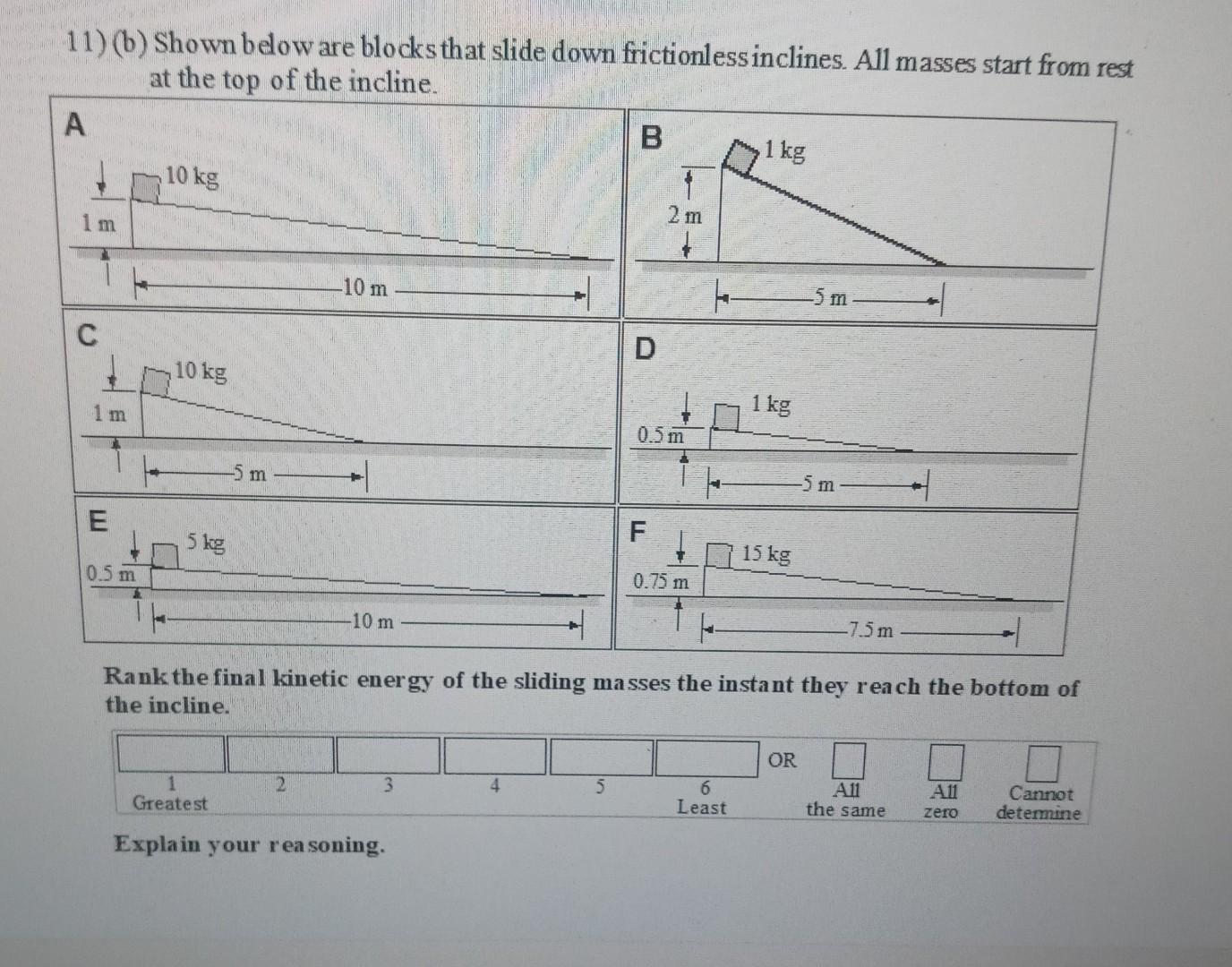 Solved 11) (a) A student makes the following claim, what, if | Chegg.com