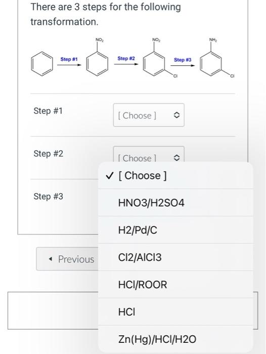 Solved There are 3 steps for the following transformation. | Chegg.com