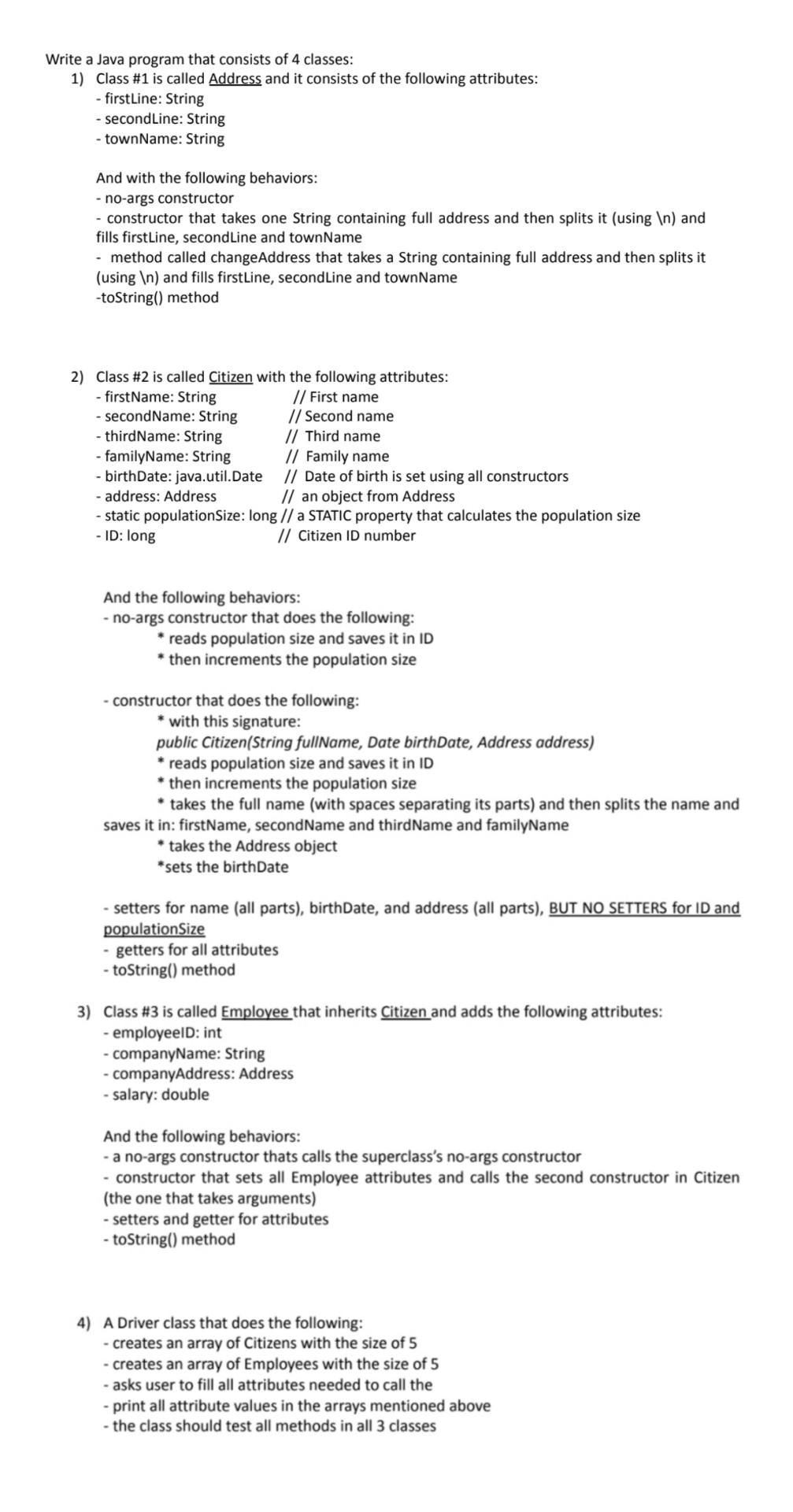 solved-write-a-java-program-that-consists-of-4-classes-1-chegg