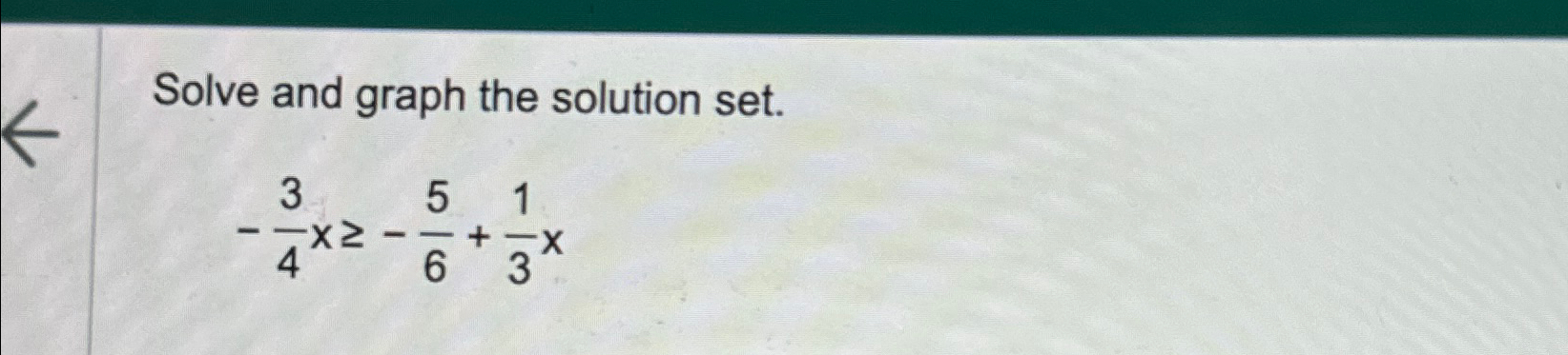solve x 3 - 6 graph the solution