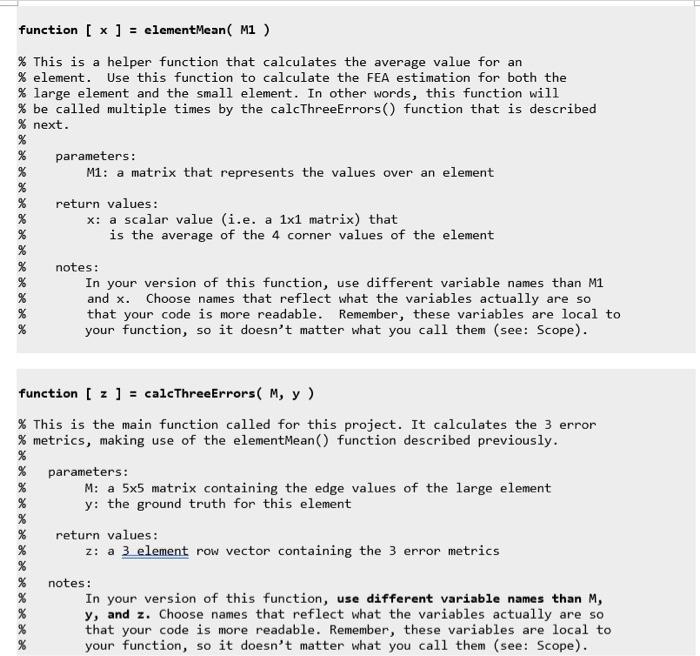 Solved hey i need advice and help on writting two functions | Chegg.com