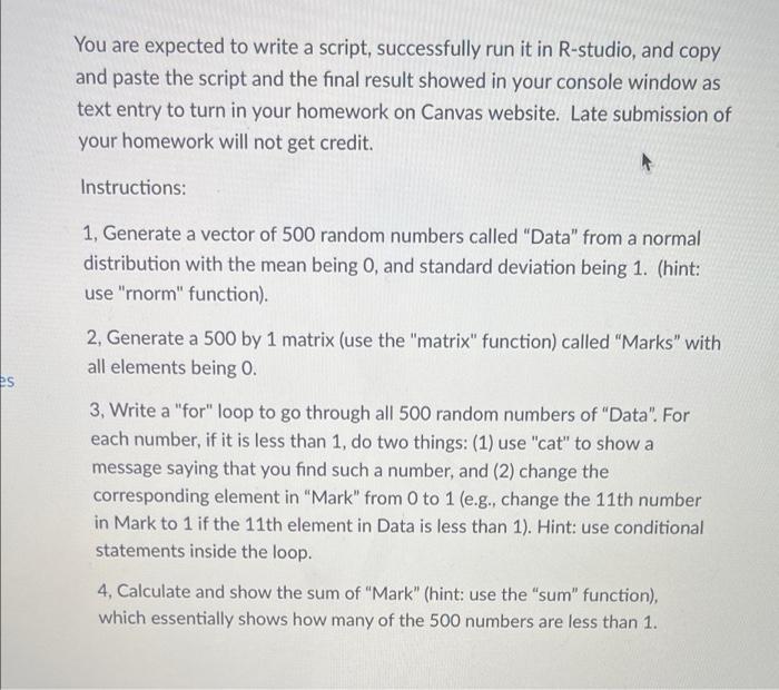 Solved You are expected to write a script, successfully run | Chegg.com