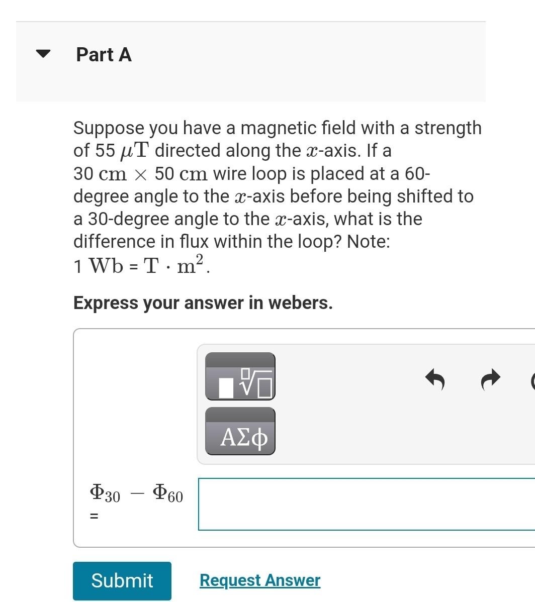 Solved Suppose you have a magnetic field with a strength of | Chegg.com