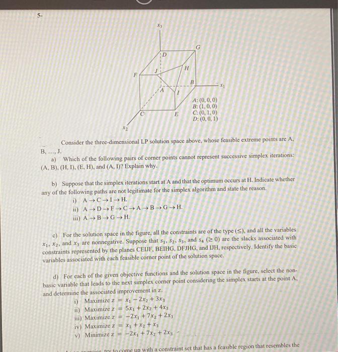Solved I didn't understand the logic of three-dimensionak LP | Chegg.com