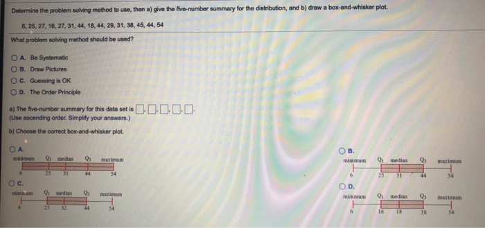 Solved Determine the problem solving method to use, then a) | Chegg.com