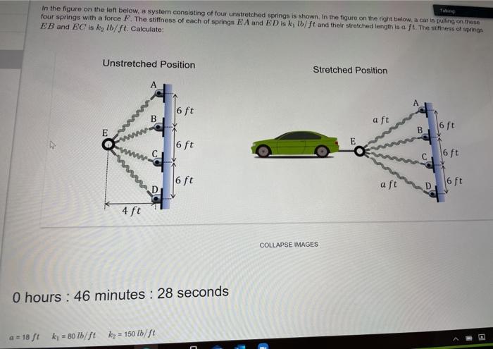 Solved In the figure on the left below, a system consisting | Chegg.com