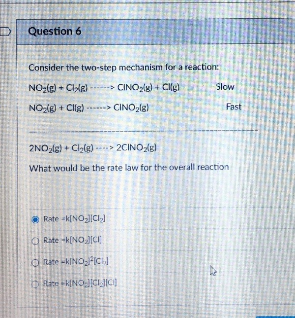 Solved Using the following data below for the reaction AB | Chegg.com