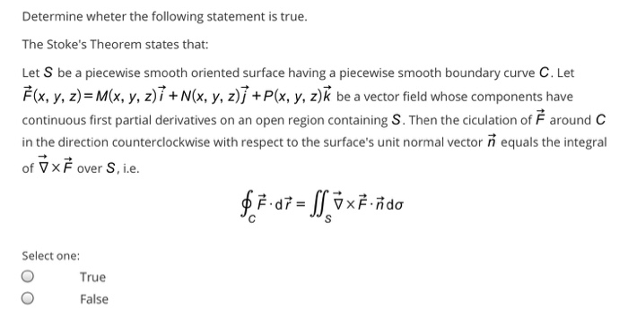 Solved Determine Wheter The Following Statement Is True Chegg Com