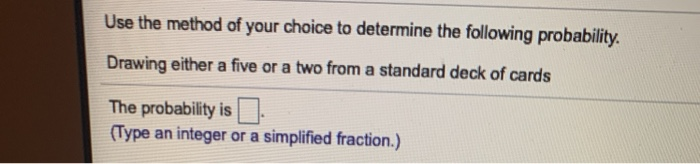 Solved Use the method of your choice to determine the | Chegg.com