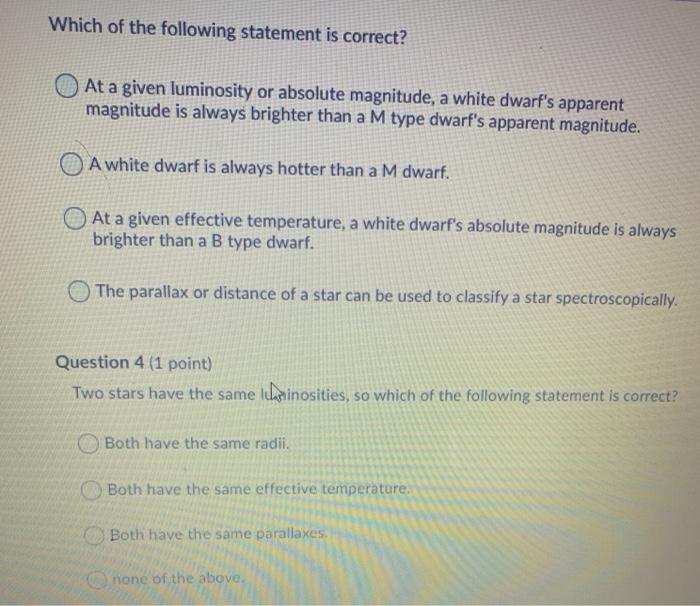Solved The spectral classification system have