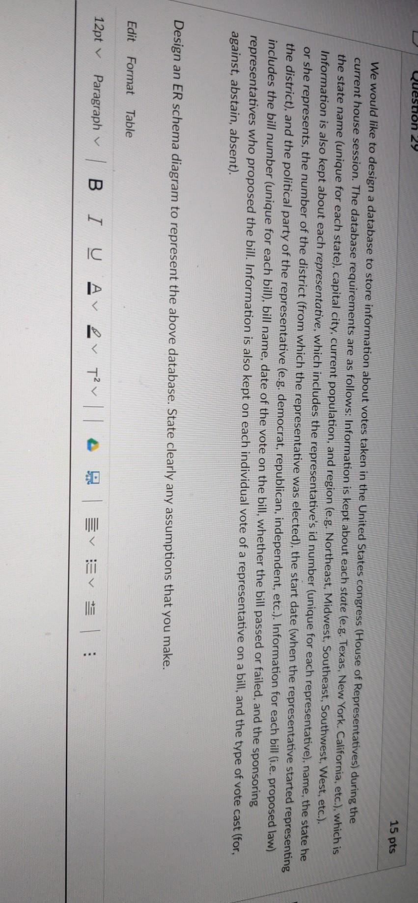 Solved Question 29 15 pts a We would like to design a | Chegg.com