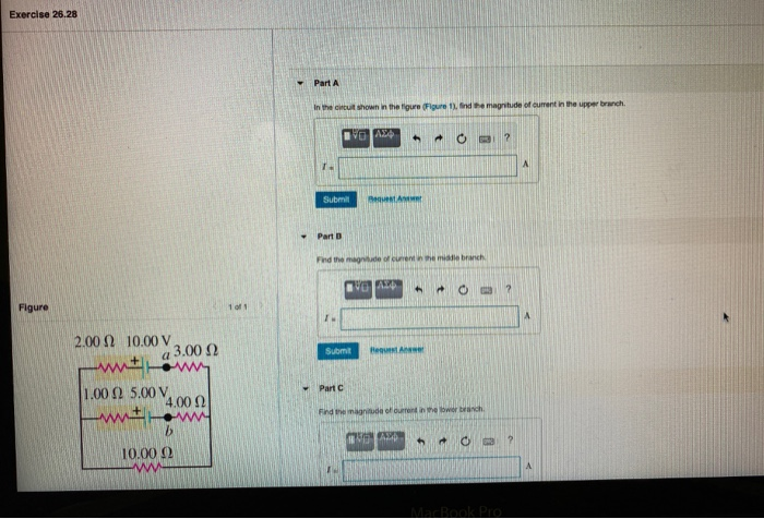 Solved Exercise 26.28 Part A In the shown in the figure | Chegg.com