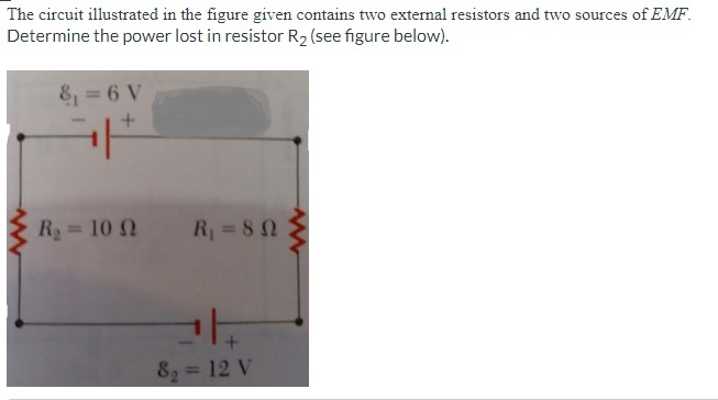 Solved The circuit illustrated in the figure given contains | Chegg.com